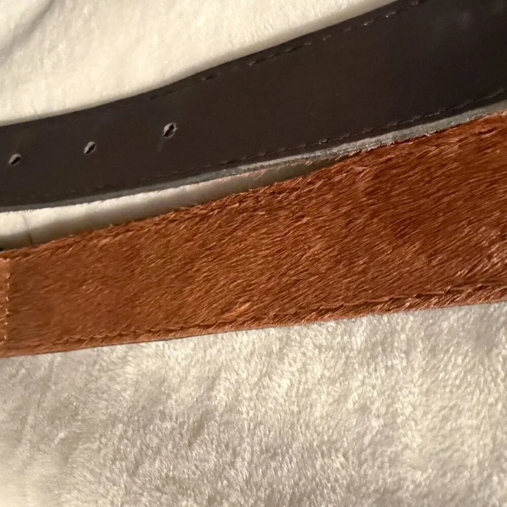 Argentina- Cow Hide Hair on Leather Belt